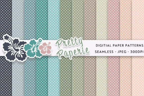 12 Polka Dot Digital Paper Backgrounds for Joyful Designs