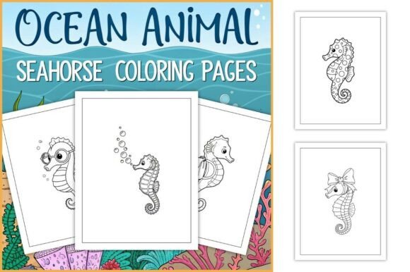 Discovering the Magic of the Sea: A Guide to Ocean Animal Seahorse Coloring Pages