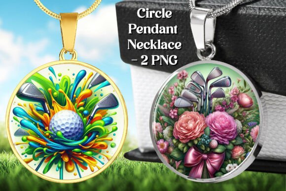 Elevate Your Craft with a Golf Circle Pendant Necklace Design