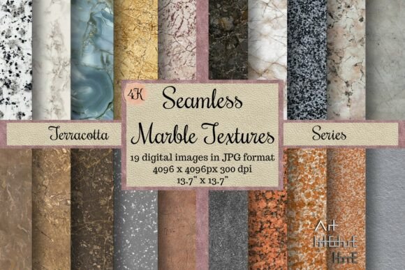 Elevate Your Designs with Seamless Marble Textures - Terracotta 4K