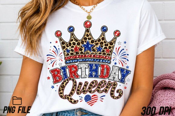Elevating Patriotic Celebrations with the 4th of July Birthday Queen Crown PNG