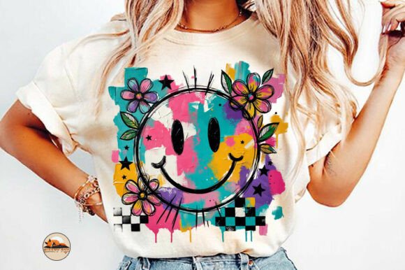 Floral Smiley Happy Face: Mental Health & Creativity