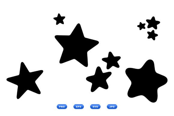 Playful Star SVG Clipart Pack for Creative Projects