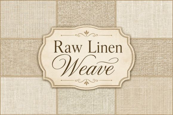 Raw Linen Weave: Elevate Your Digital Crafts
