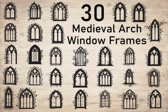 Strategic Design Applications of Medieval Arch Window Frames in Modern Creative Projects