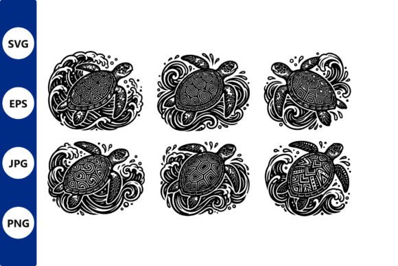 Strategic Design Integration: Leveraging the Turtle Line Art Vector Set for Brand and Creative Clarity