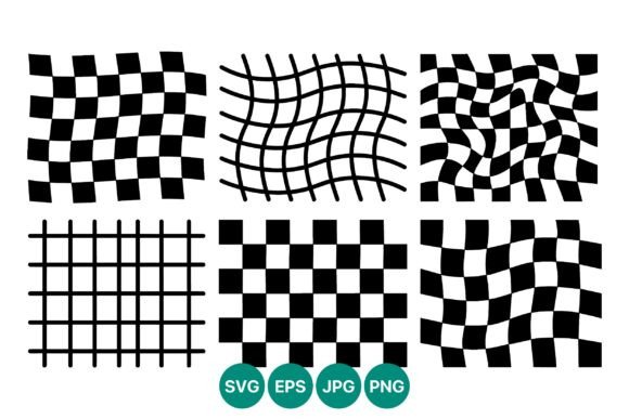 Strategic Visual Depth: Leveraging the Warped Black White Checkerboard Pattern for Impact
