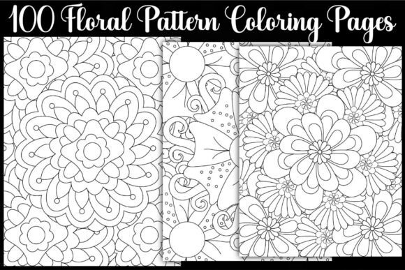 Unlock Creativity and Calm with Premium Floral Pattern Coloring Pages