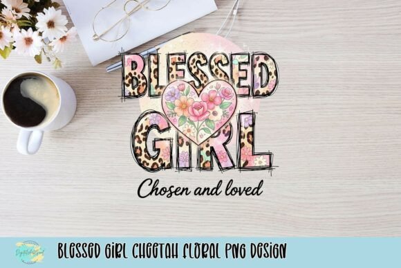 Unlocking Creative Potential with the Blessed Girl Cheetah Floral PNG Design