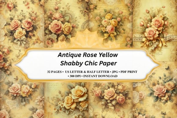 Unlocking Nostalgia: A Comprehensive Guide to Antique Rose Yellow Shabby Chic Paper