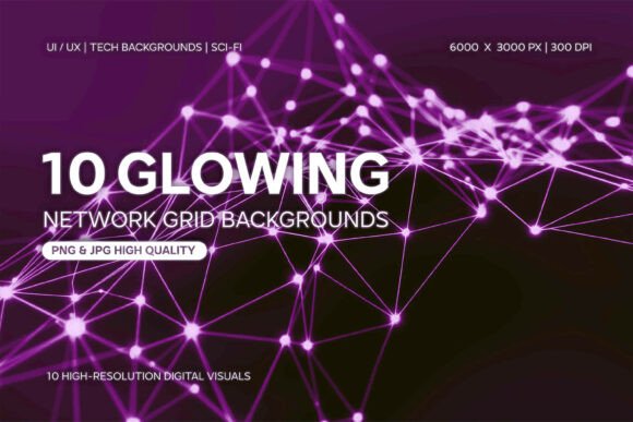 Visualizing Connectivity: A Deep Dive into High-Resolution Glowing Network Grid Backgrounds